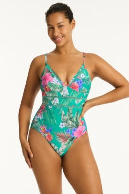 Sea Level Pacifico Spliced Tri One Piece