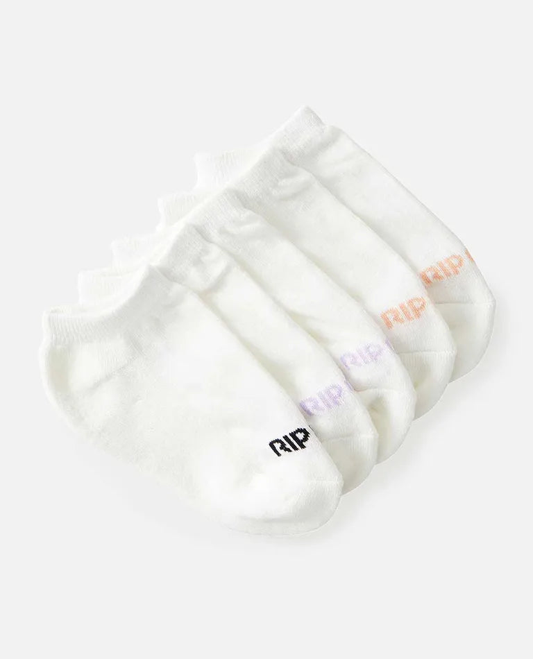 Rip Curl Ankle Sock 5-PK-JNR Girl