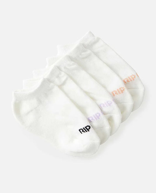 Rip Curl Ankle Sock 5-PK-JNR Girl
