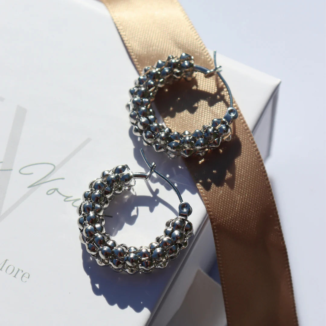 Fabuleux Steel Me Zoe Earrings