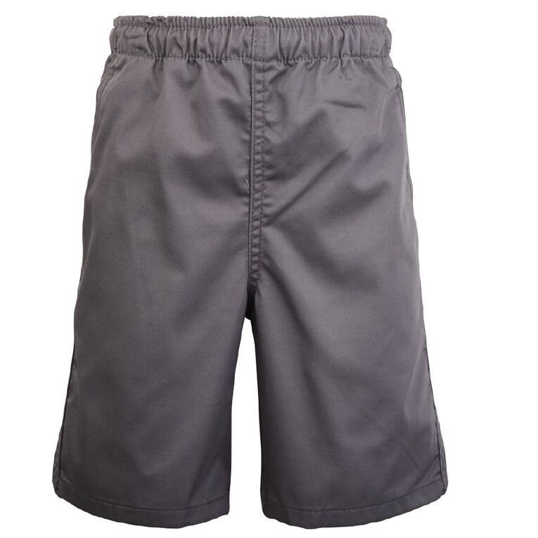 Red Streetwear Westland High School WHS Drill Shorts for boys in grey
