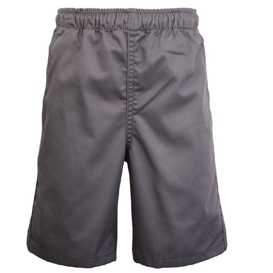 Red Streetwear Westland High School WHS Drill Shorts for boys in grey